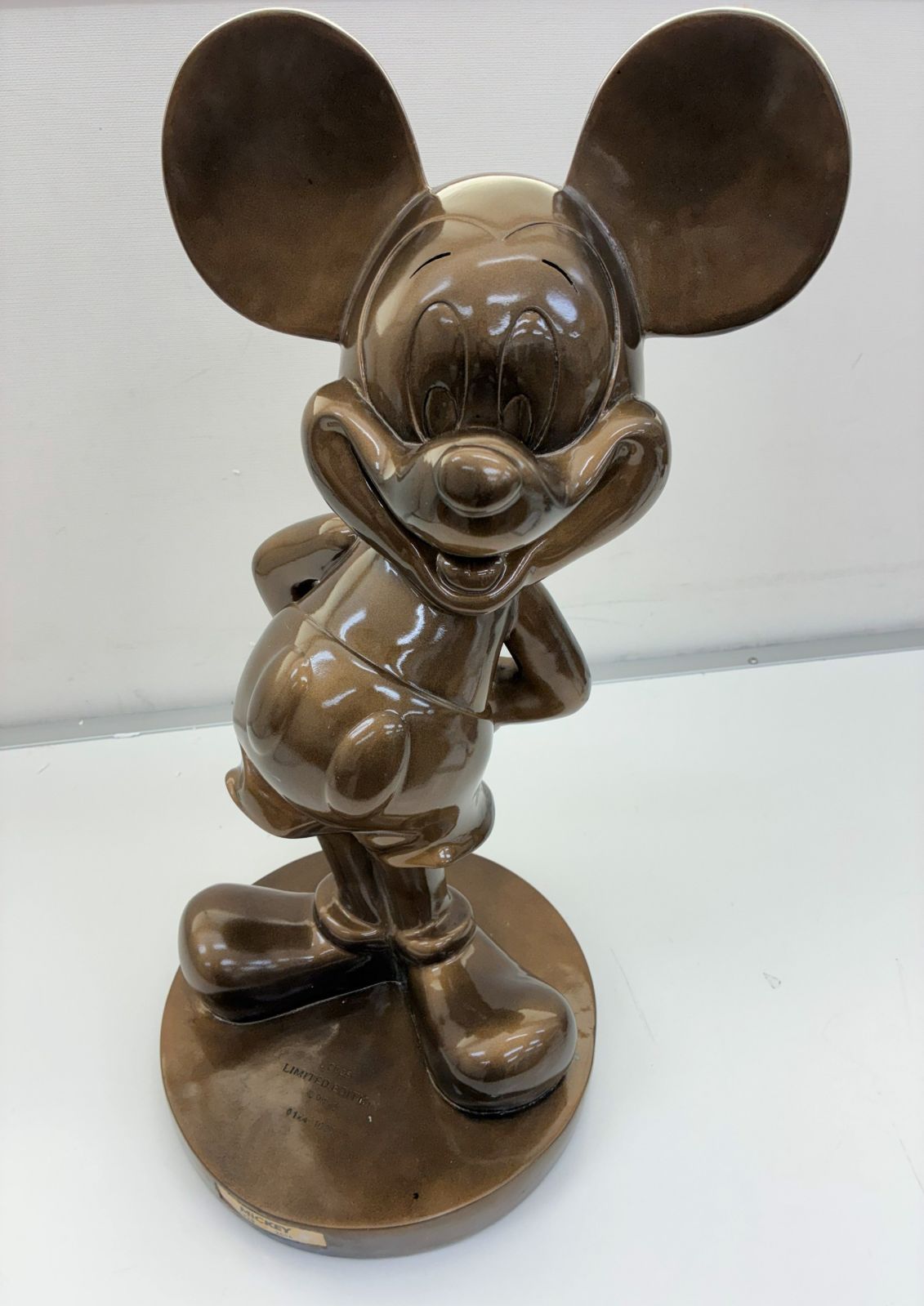 ミッキーマウス 極大ブロンズ像 シリアルNO.144 1000体 限定 高さ