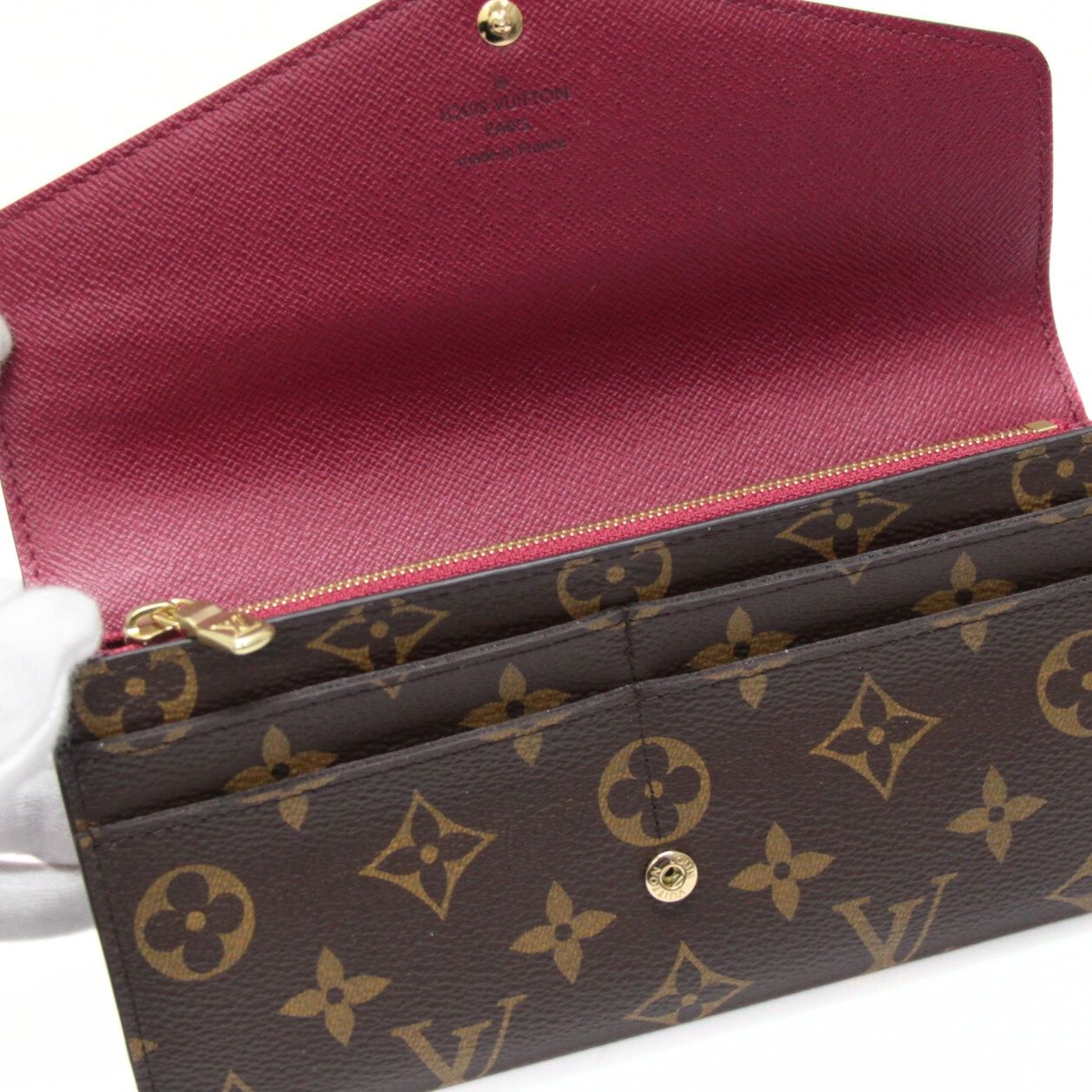 美品 ルイヴィトン Louis Vuitton ポルトフォイユサラ 長財布