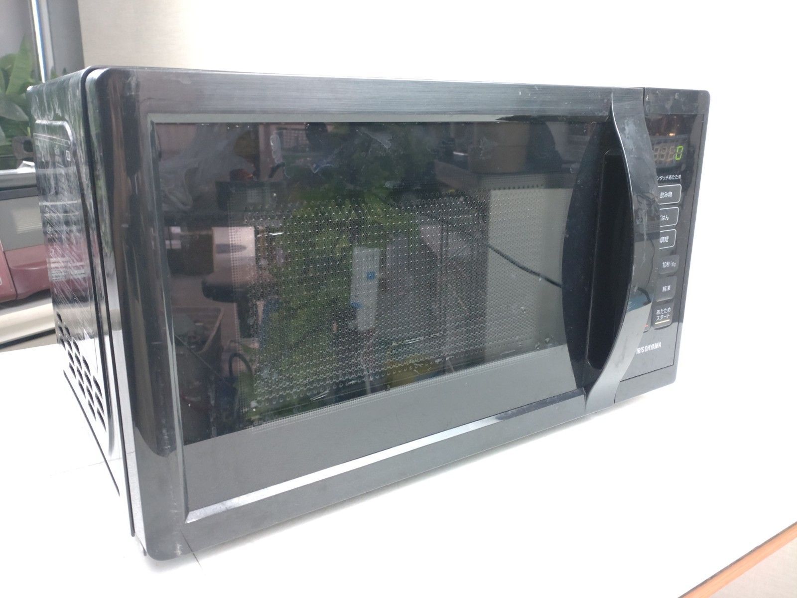 12929-01☆ IRIS OHYAMA アイリスオーヤマ 単機能電子レンジ 17L 左