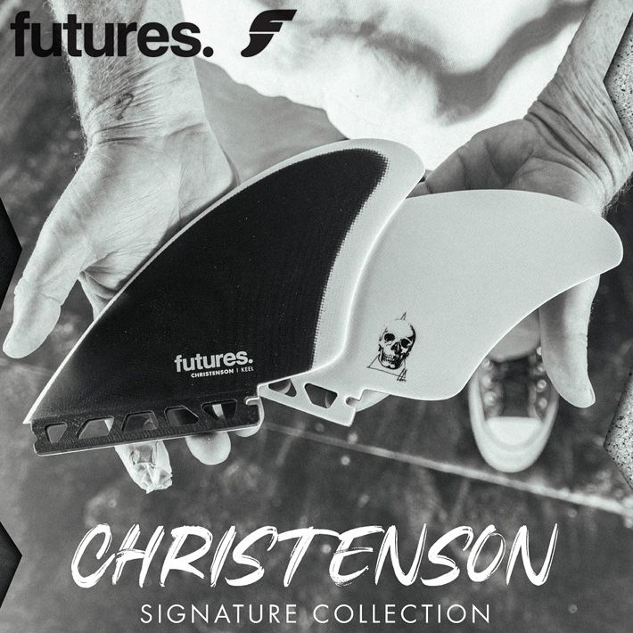 FUTURES FIN フューチャーフィン Christenson Keel Black/White
