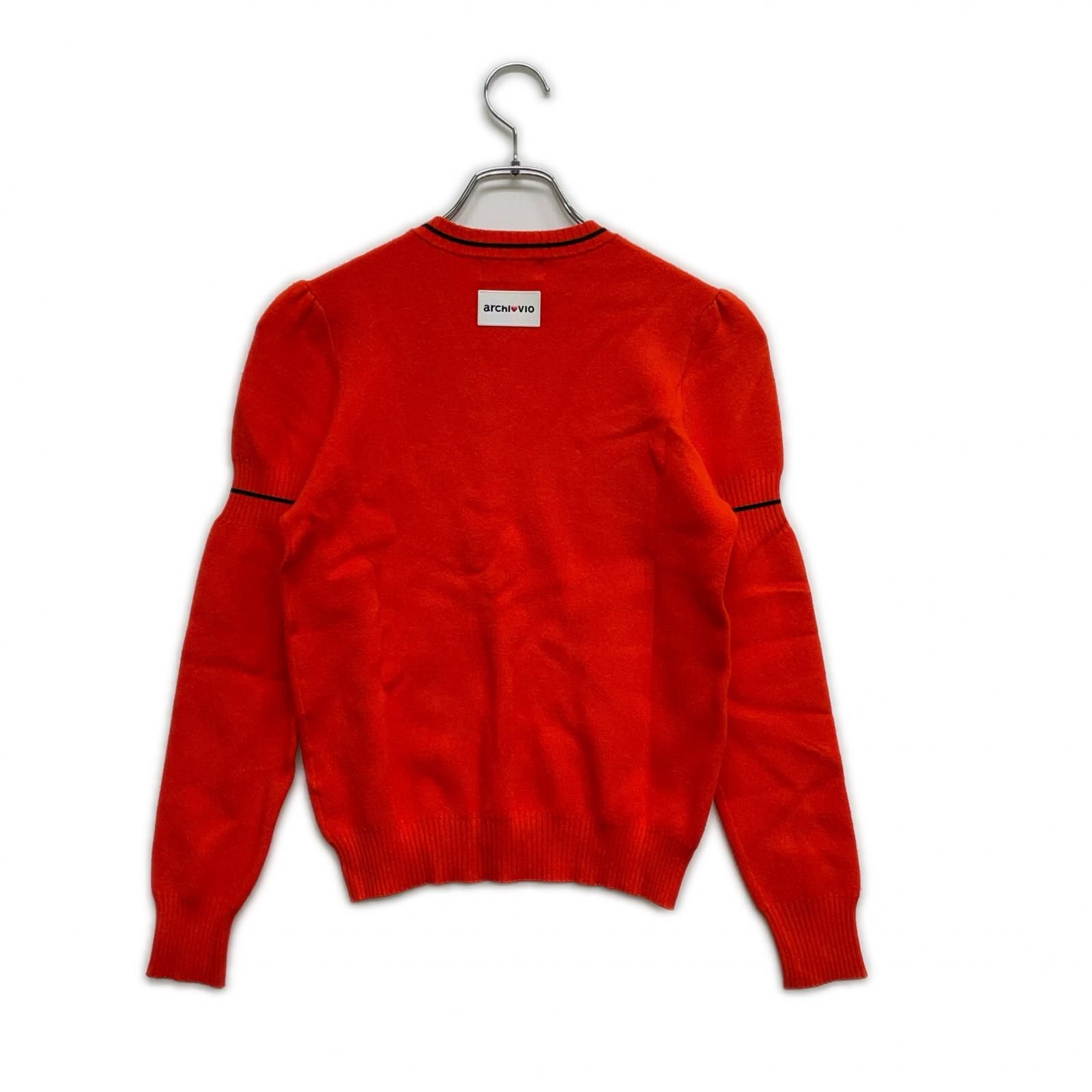 アルチビオ　archivio ニット　36 中古 レディース アルチビオ archivio セーター 36(S) 朱赤 レッド