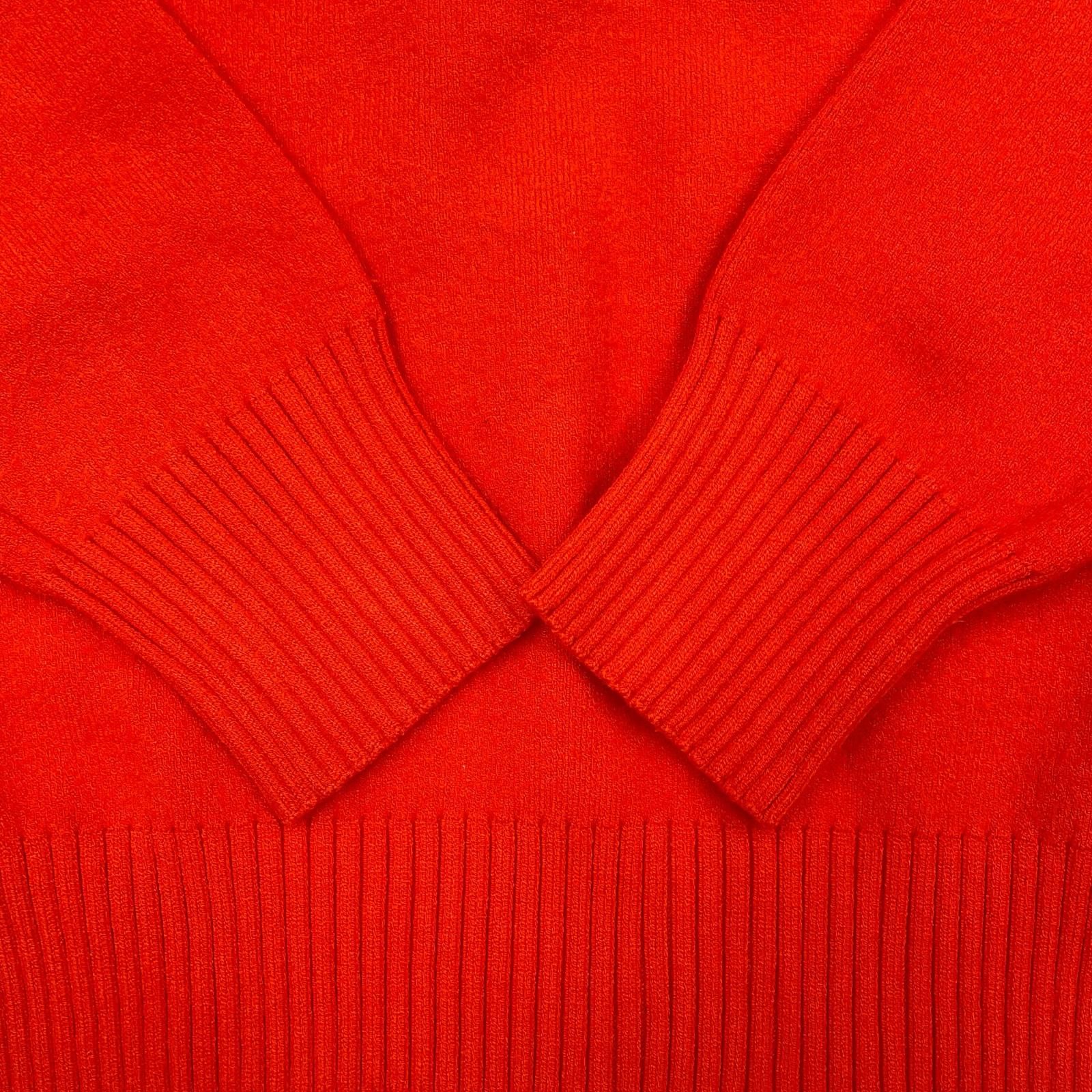 中古 レディース アルチビオ archivio セーター 36(S) 朱赤 レッド