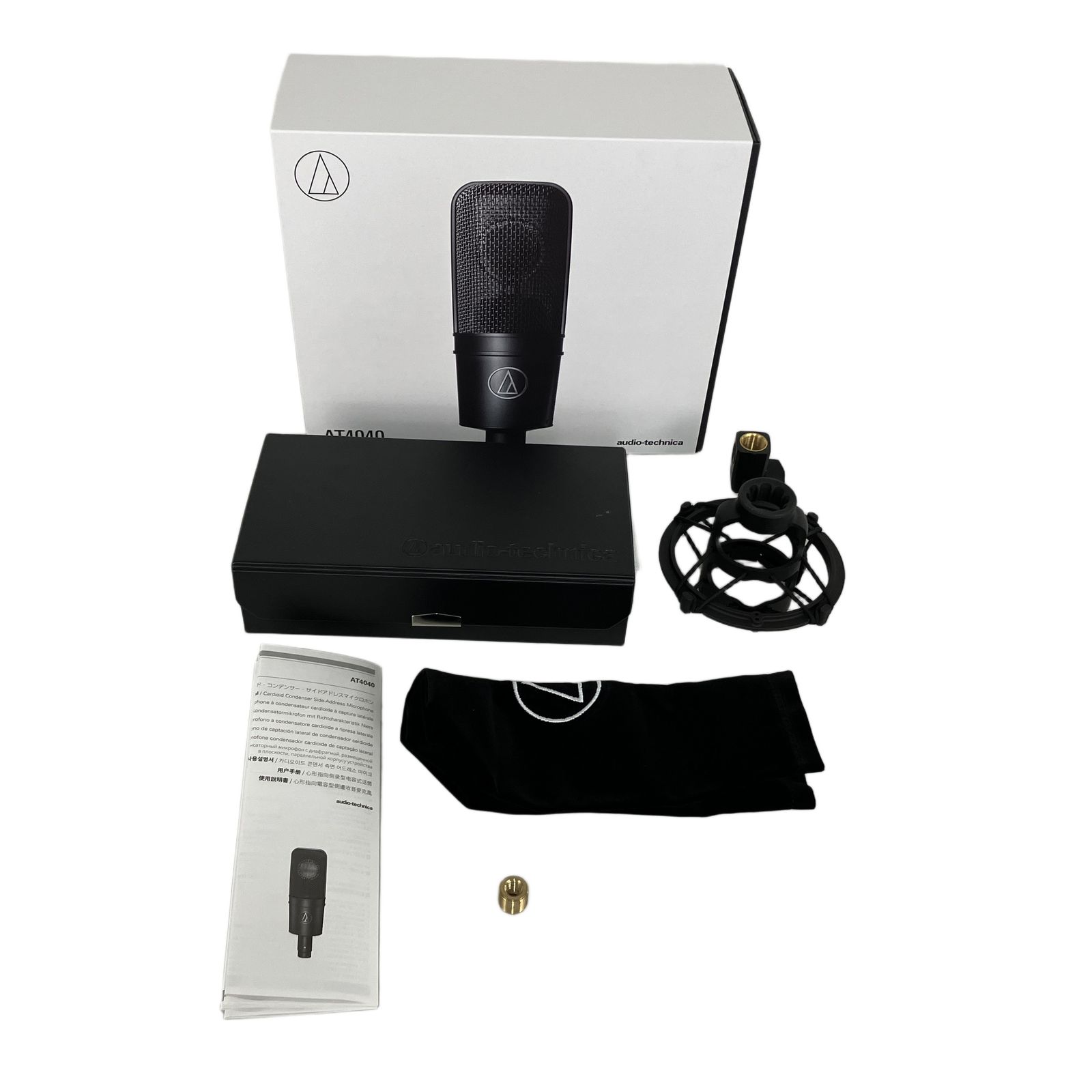 audio-technica AT4040 コンデンサーマイク 音響機材 中古 Y10790756