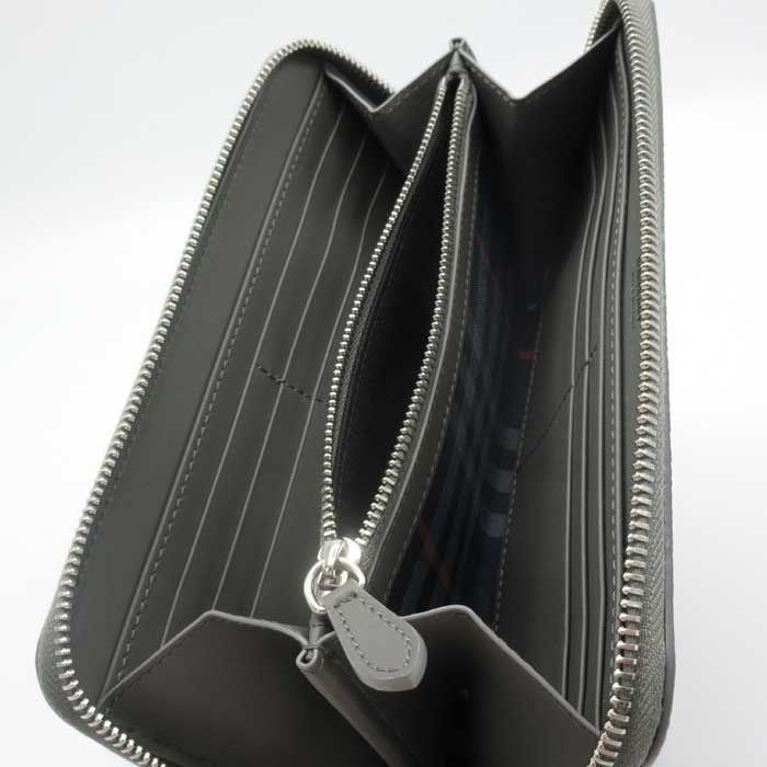 新品】バーバリー 8111962 ANTHRACITE GREY (グレー系) 財布 長財布