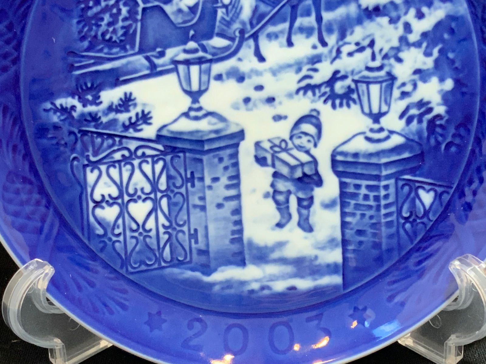 未使用】ロイヤルコペンハーゲン 【2003 イヤープレート】 クリスマス