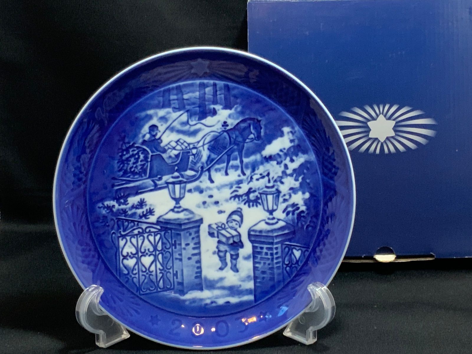 未使用】ロイヤルコペンハーゲン 【2003 イヤープレート】 クリスマス