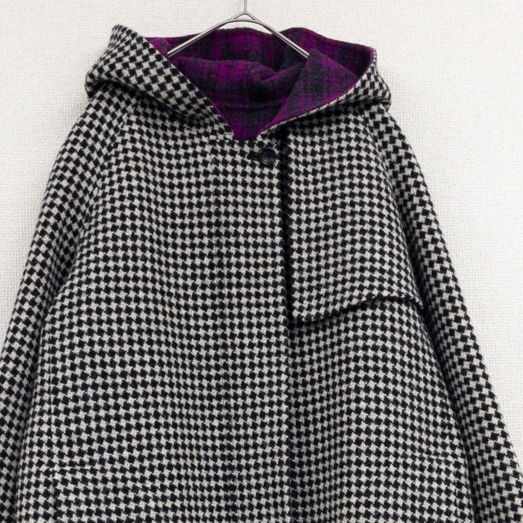 DAMA collection ダーマコレクション ロングコート リバーシブル 千鳥