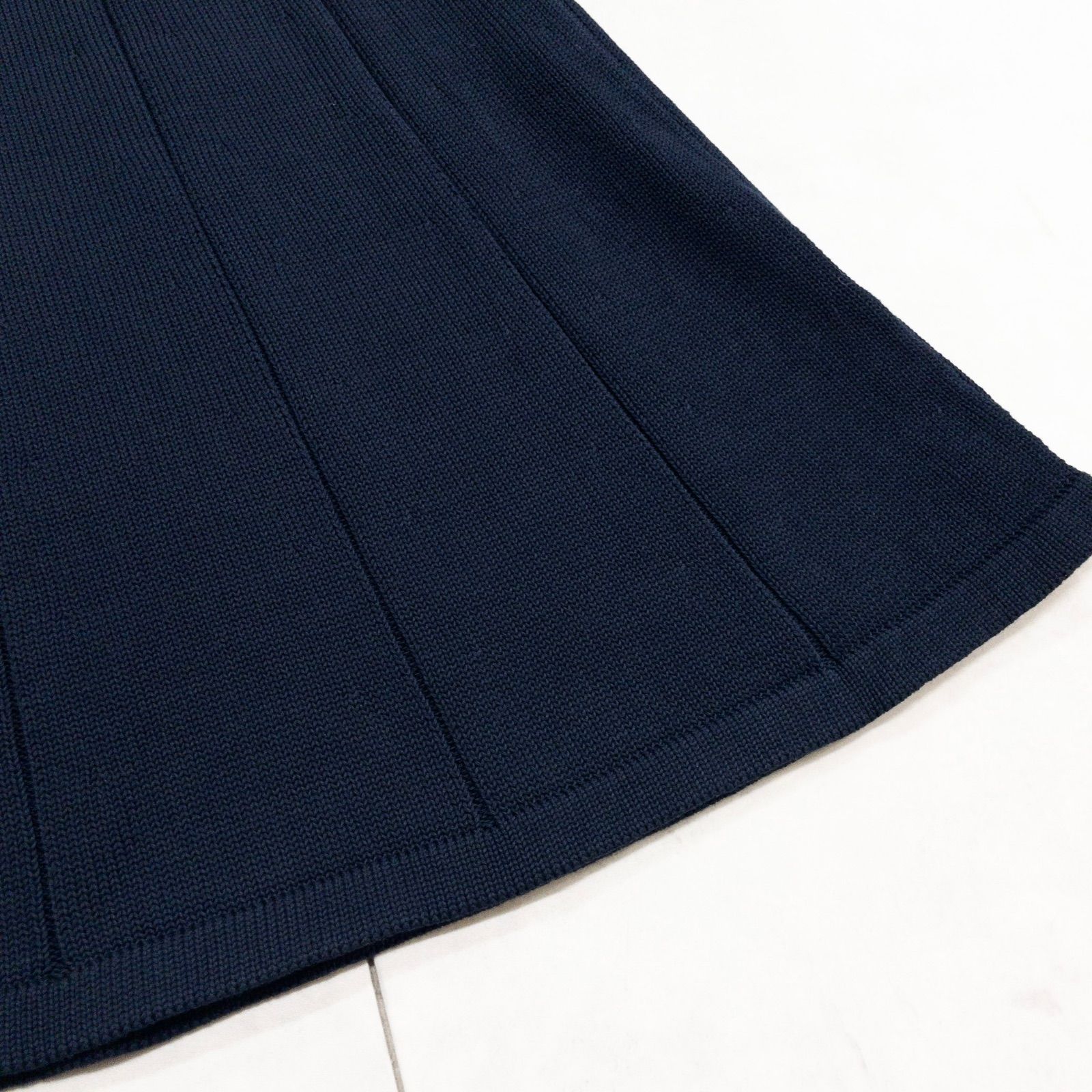 Cruciani クルチアーニ スカート ニット プリーツ ロング ネイビー