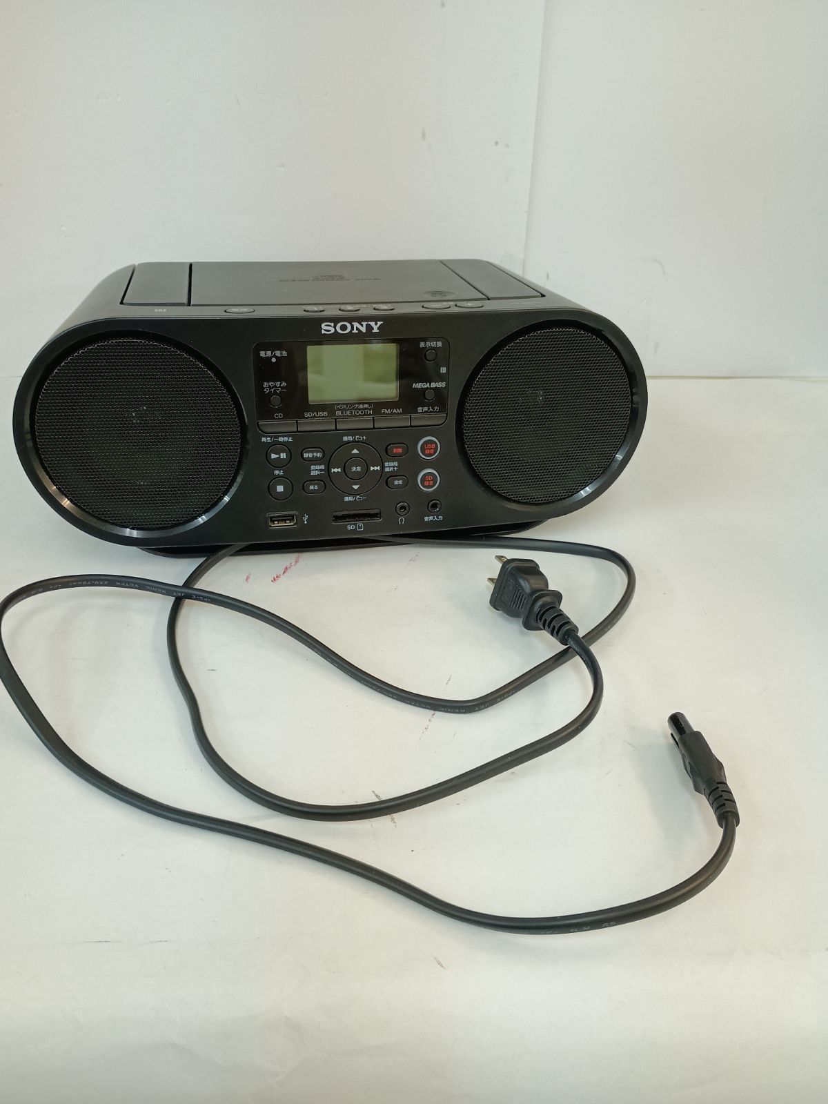 SONY ZS-RS81BT CDラジカセ Bluetooth対応 CD読込みやや悪い 通電起動