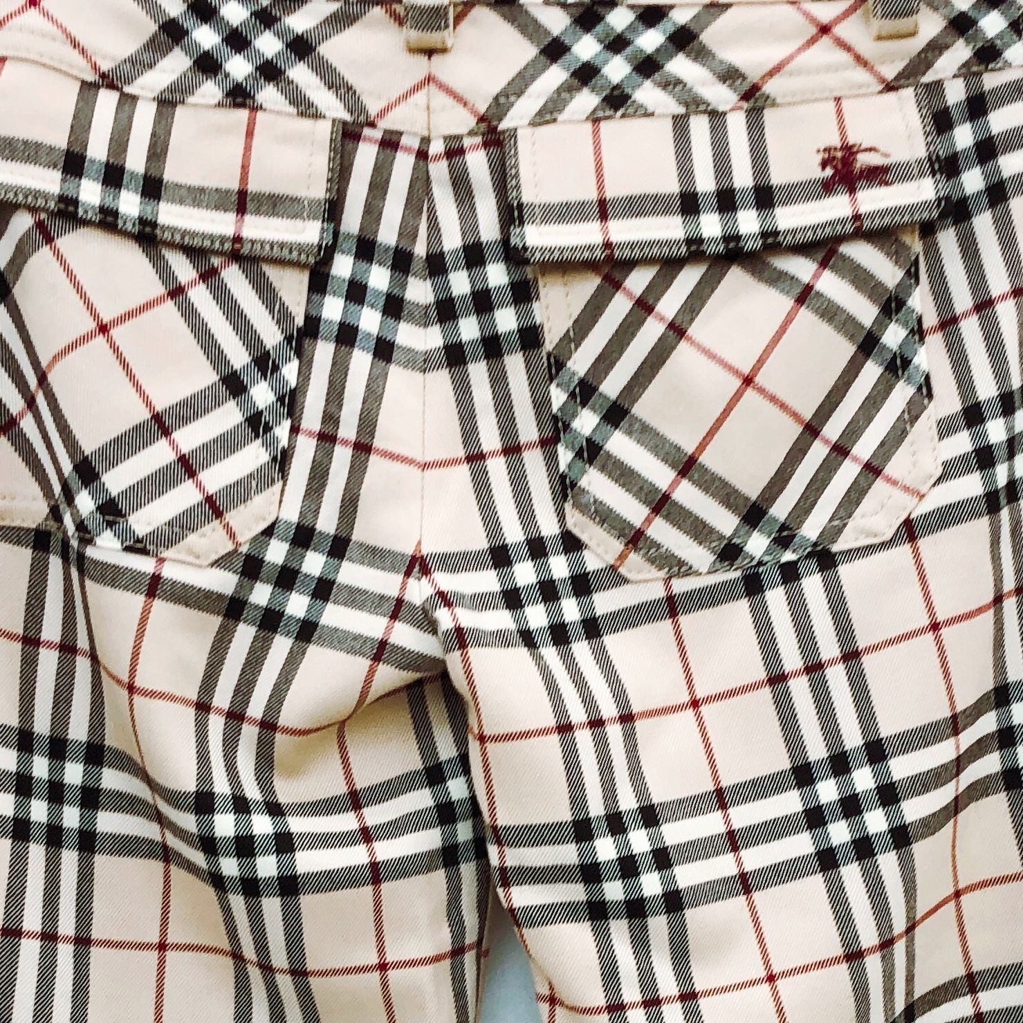 BURBERRY BLUE LABEL バーバリーブルーレーベル ノバチェック柄ボトム