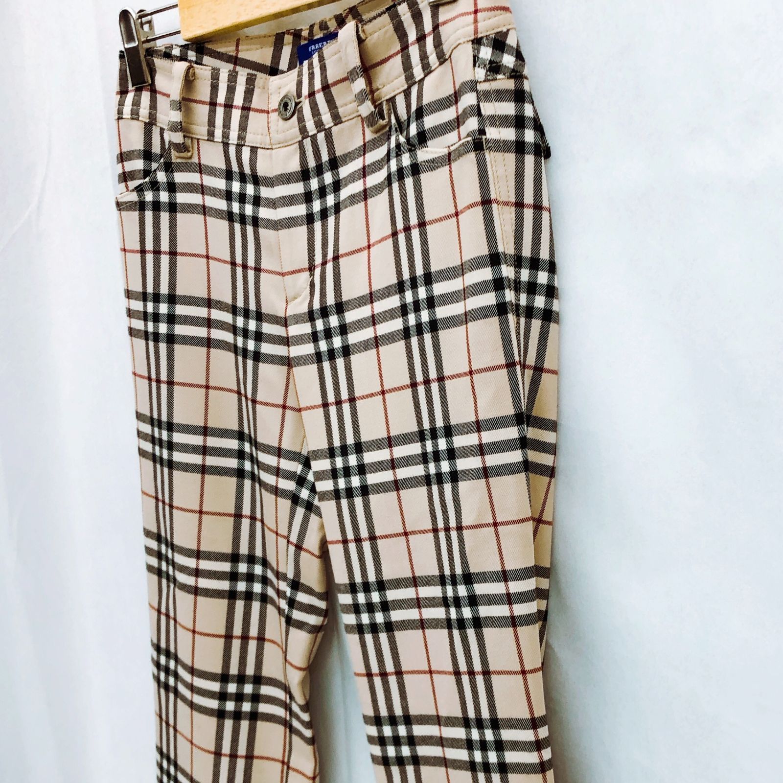 BURBERRY BLUE LABEL バーバリーブルーレーベル ノバチェック柄ボトム