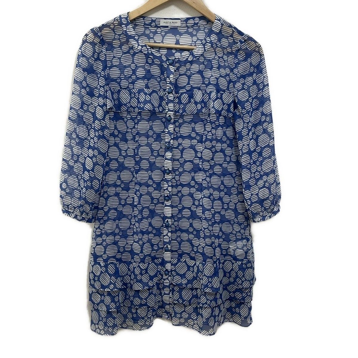 新品未使用✨AUSTIN　REED　オースチンリード　七分袖ワンピース Austin Reed(オースチンリード) ワンピース サイズ40 L レディース