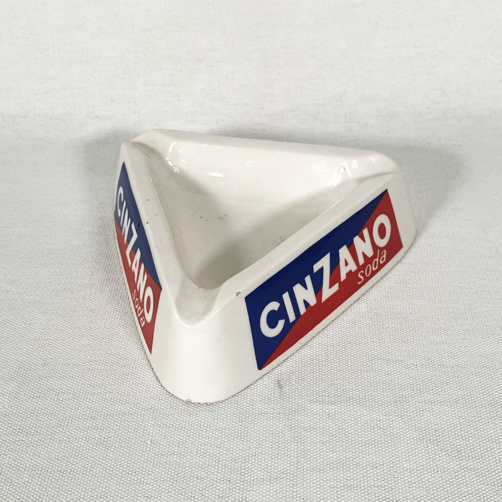 50s Cinzano Ceramic Ashtray チンザノ 50年代 イタリア製 灰皿