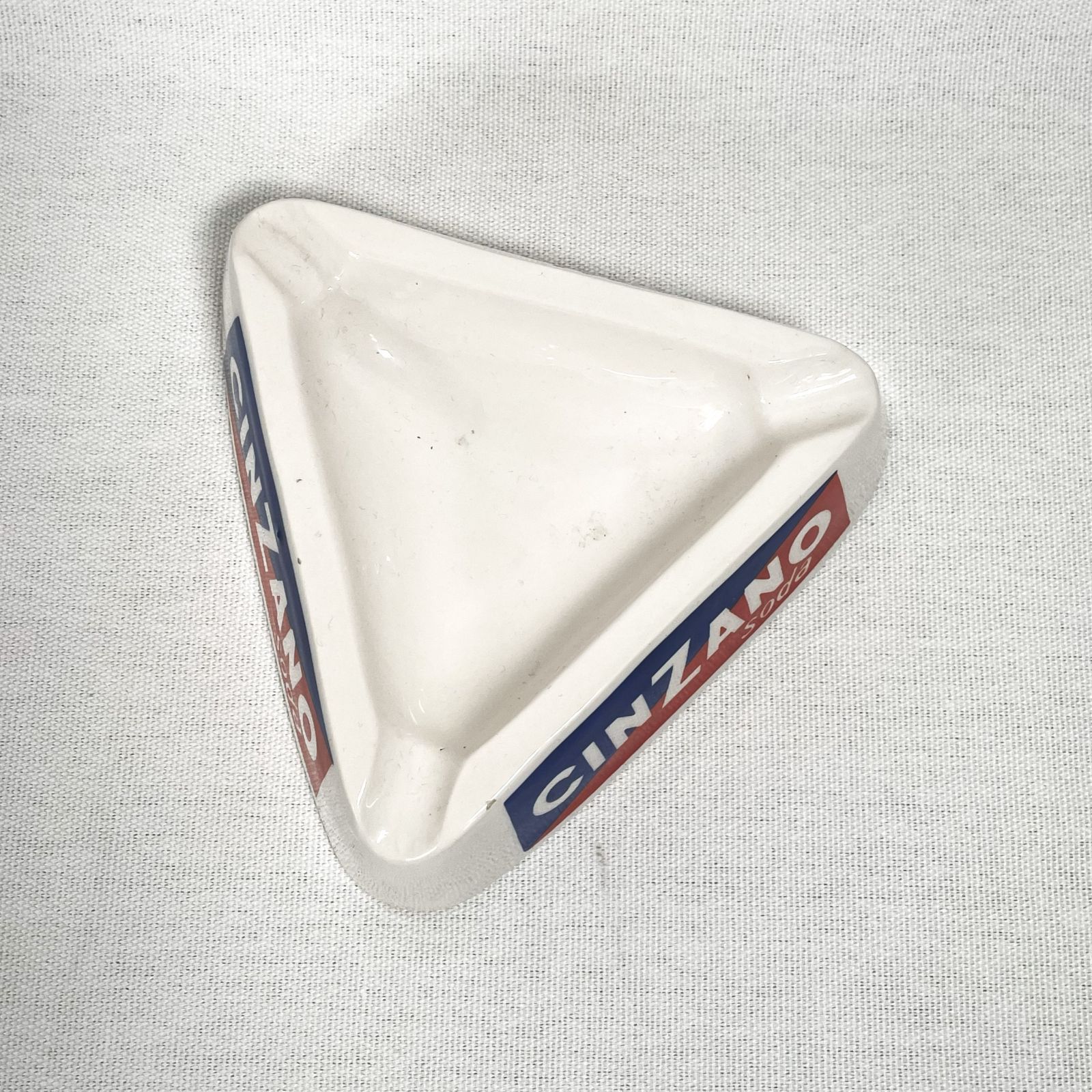 50s Cinzano Ceramic Ashtray チンザノ 50年代 イタリア製 灰皿