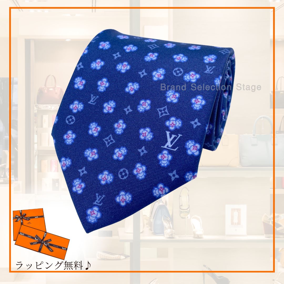 新品】ルイヴィトン LOUIS VUITTON ネクタイ・ヴィヴィエンヌ