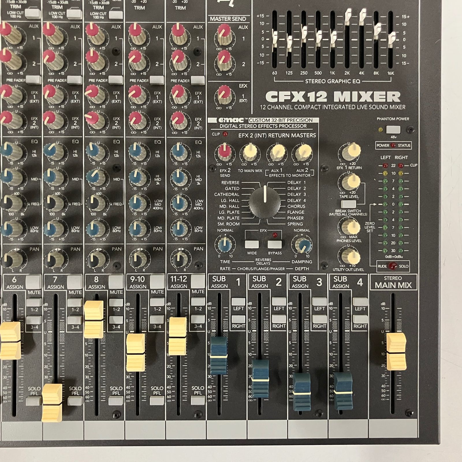 MACKIE CFX12 MIXER アナログ ミキサー マッキー 音響機器 中古