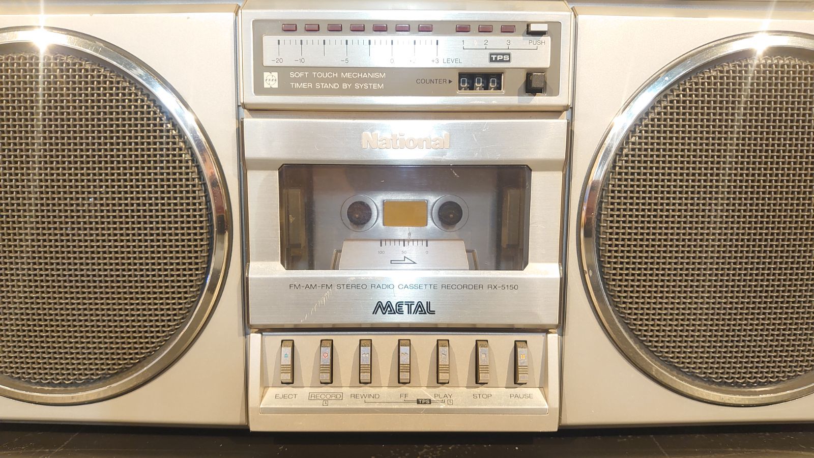 動作品｜National ナショナル　ラジカセ　RX-5150当時物ラジオレトロ 中古品】National ナショナル ラジカセ RX-5150 送料無料 - メルカリ