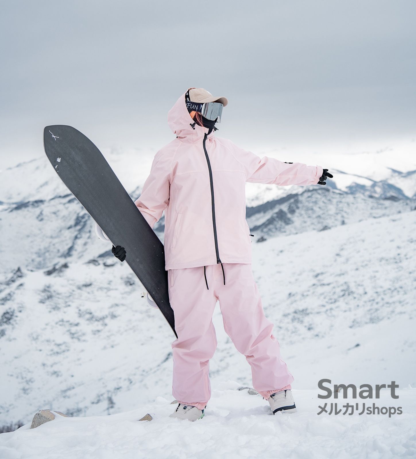 スキーウェア セット 男女兼用 大きいサイズ 単板 スノーボード 防水