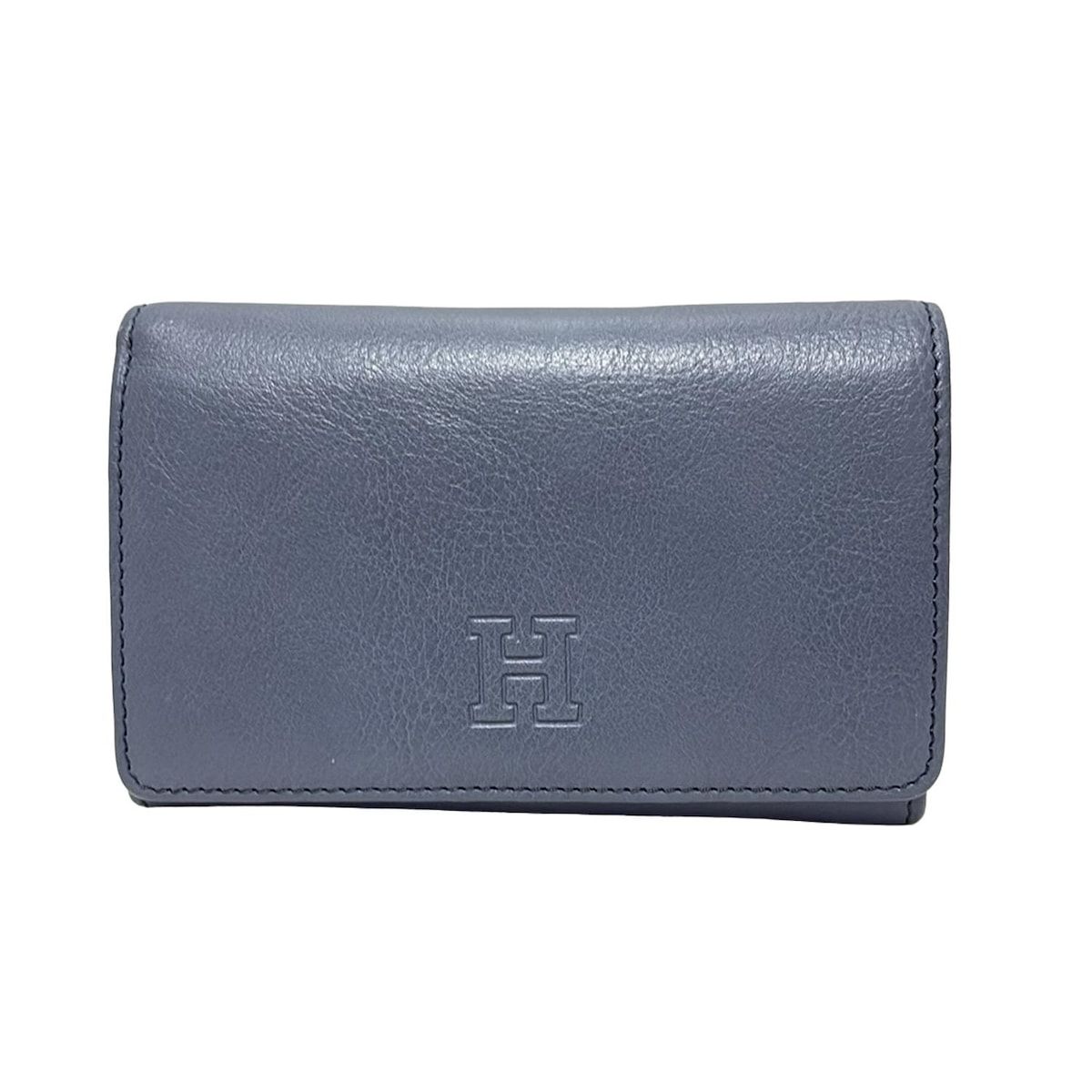HIROFU(ヒロフ) 2つ折り財布 - ブルーグレー レザー - メルカリ