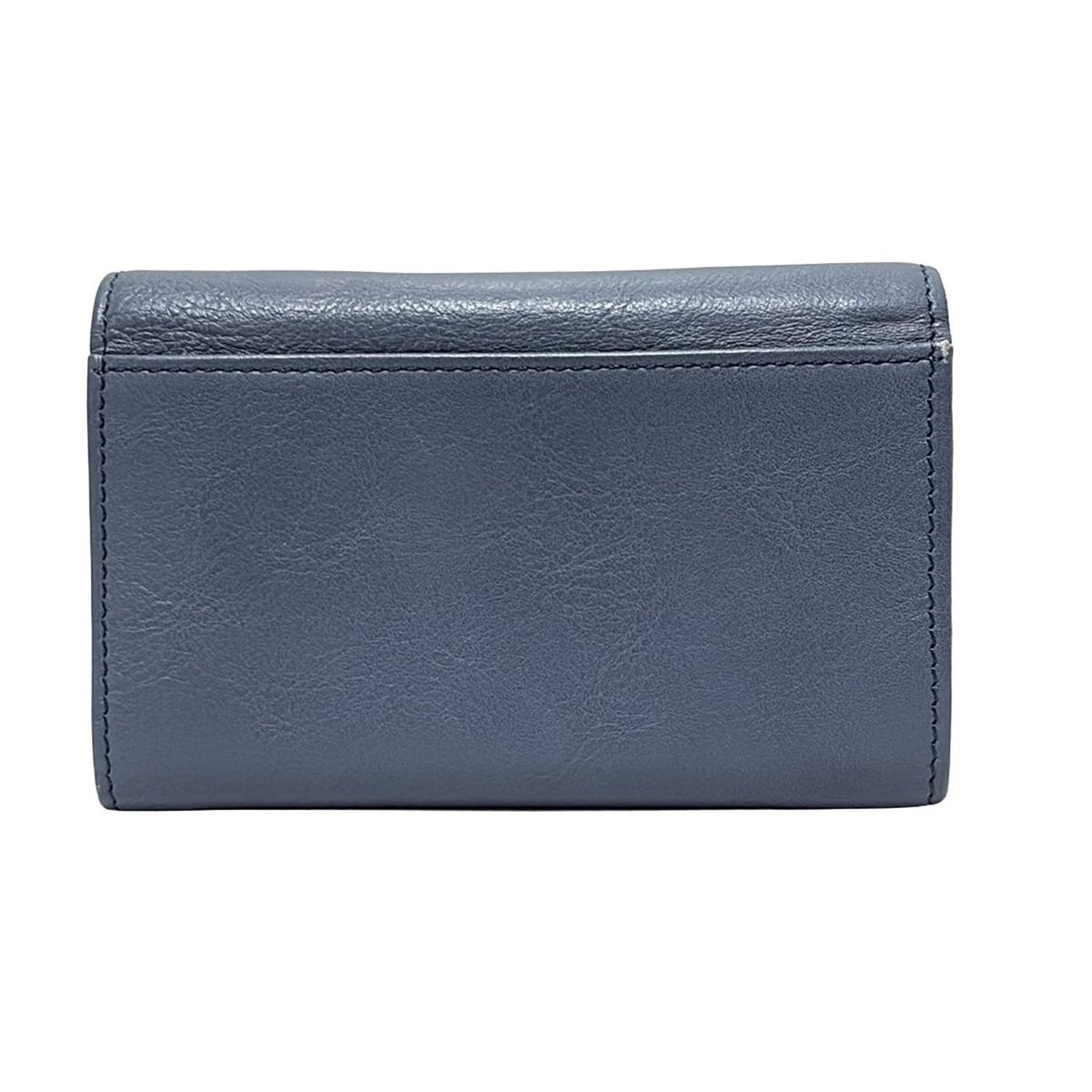 HIROFU(ヒロフ) 2つ折り財布 - ブルーグレー レザー - メルカリ