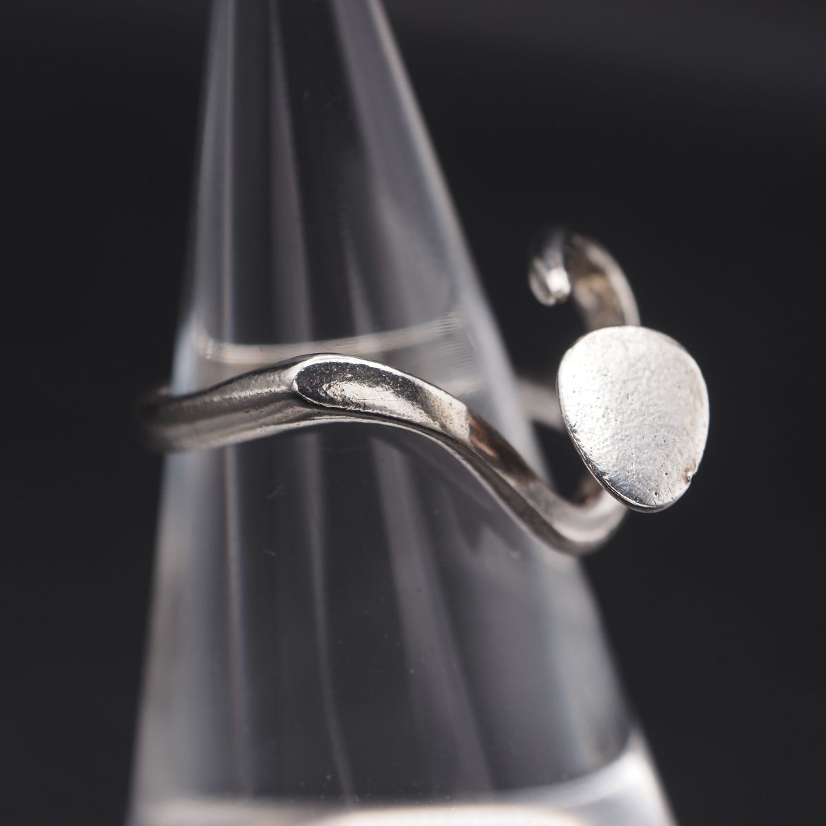 M446 ヴィンテージ SILVER刻印 リング デザイン シルバー 指輪 9号