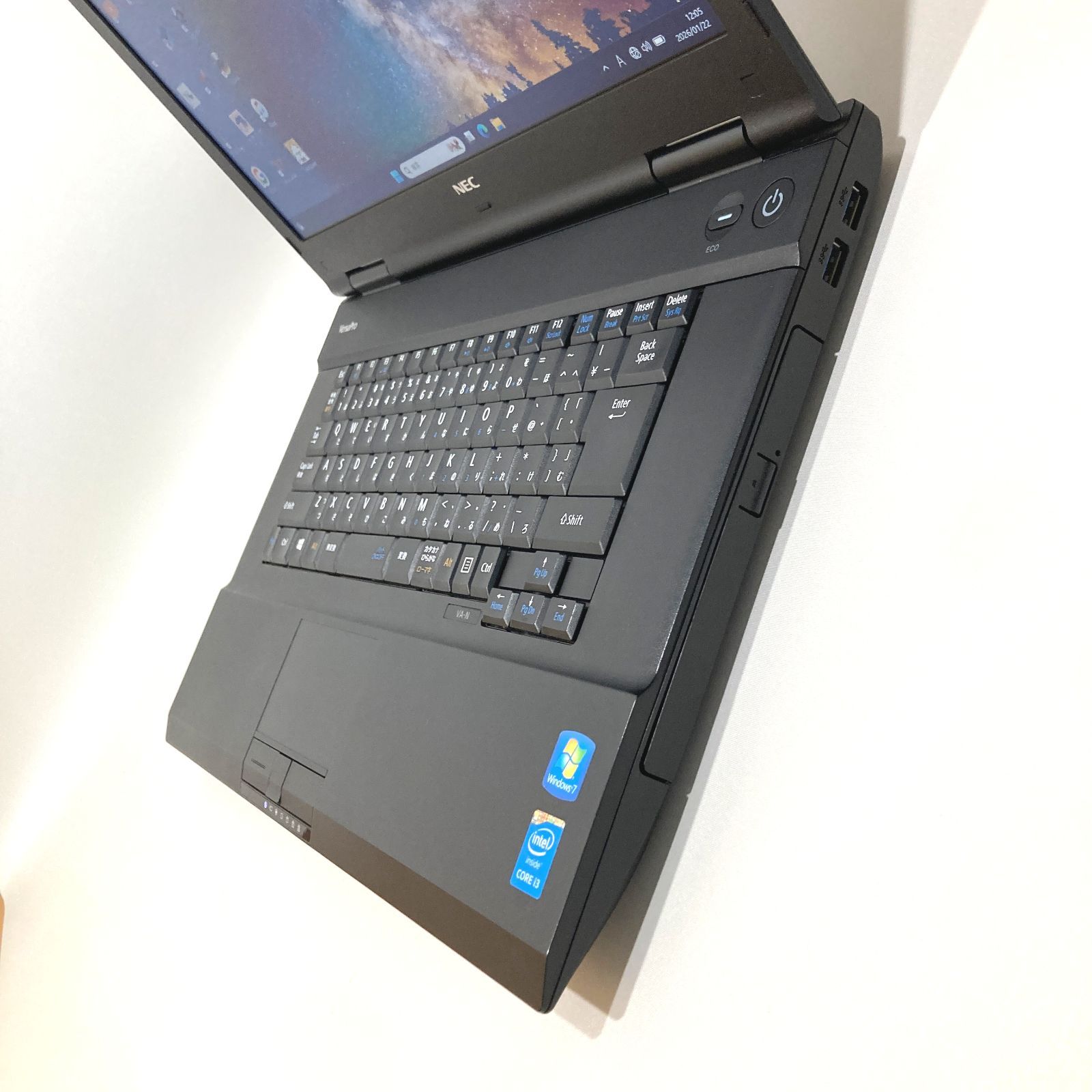 初心者向け✨快適i3・大画面・DVD◇黒◇すぐ使えるノートパソコン