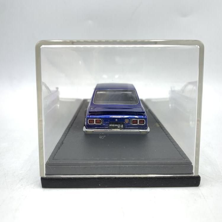 イグニッション モデル 1/43 スカイライン 2000GT-X KGC10 青