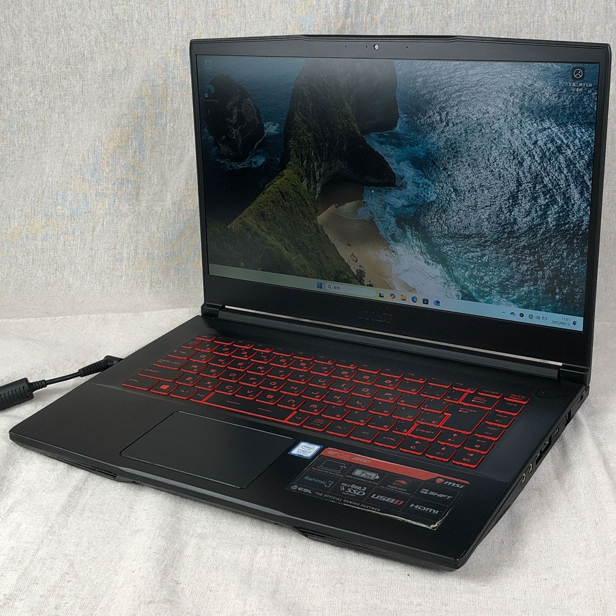 ◇ジャンク品◇ゲーミングPC MSI GF63 Thin 9SC【i7-8750H・GTX1050Ti