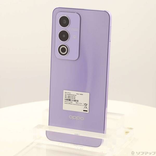 中古品〕 OPPO A3 5G 128GB パープル OPSAL1 Y!mobile SIMフリー【276