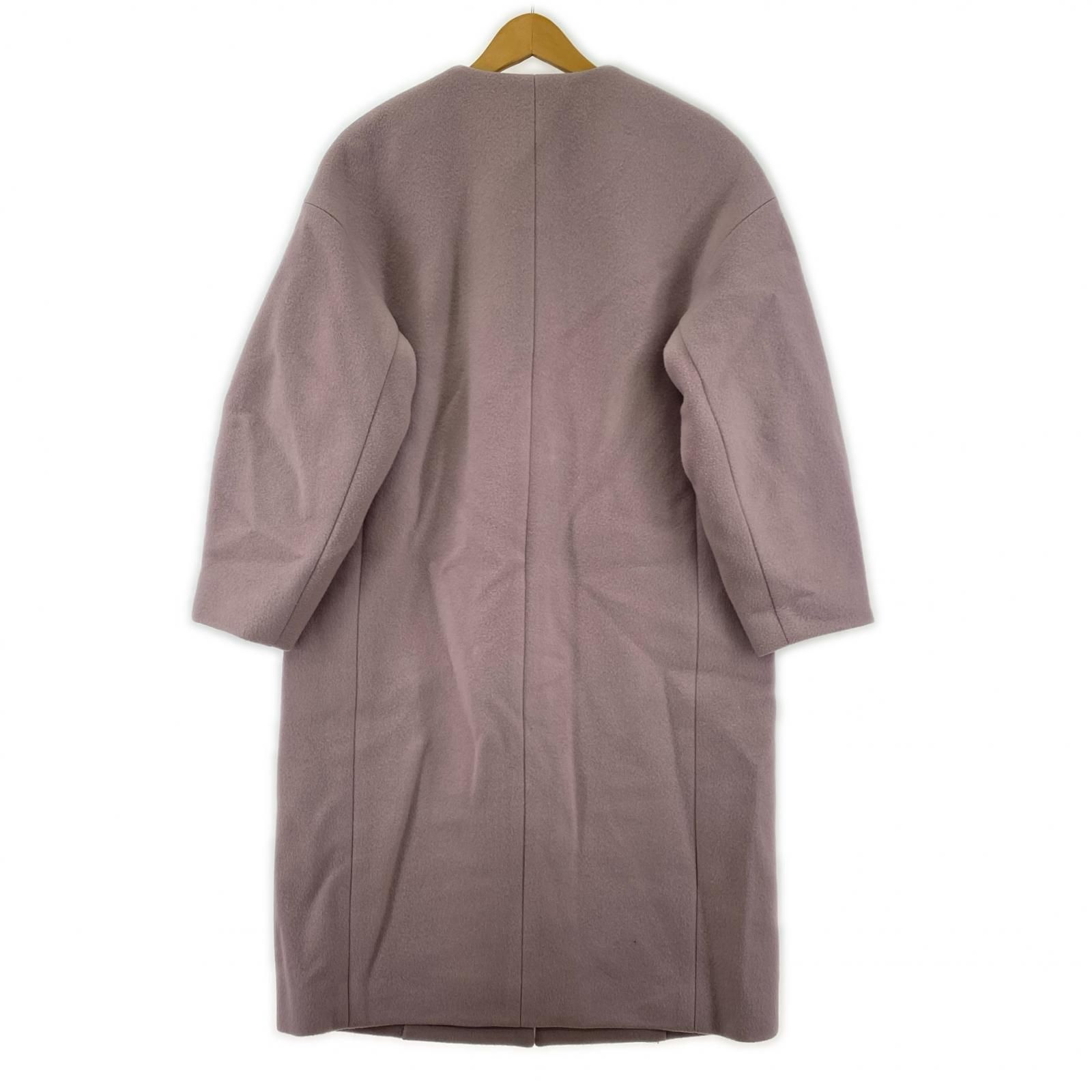 ☆LOULOU WILLOUGHBY ルルウィルビー☆ ノーカラーウールコート LOULOU WILLOUGHBY ノーカラーウール コート