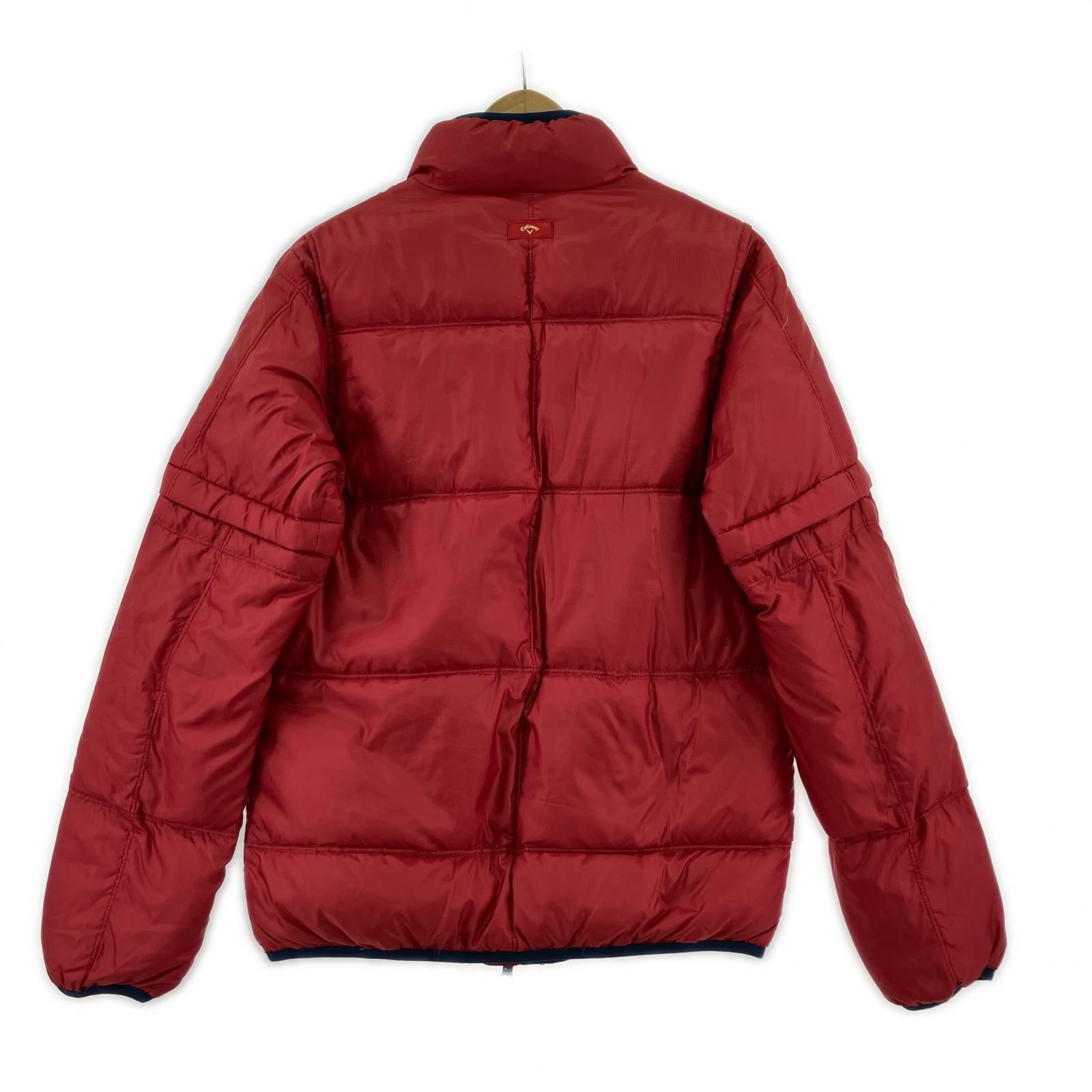 Callaway キャロウェイ 2wayスリーブダウンジャケット sizeM/レッド