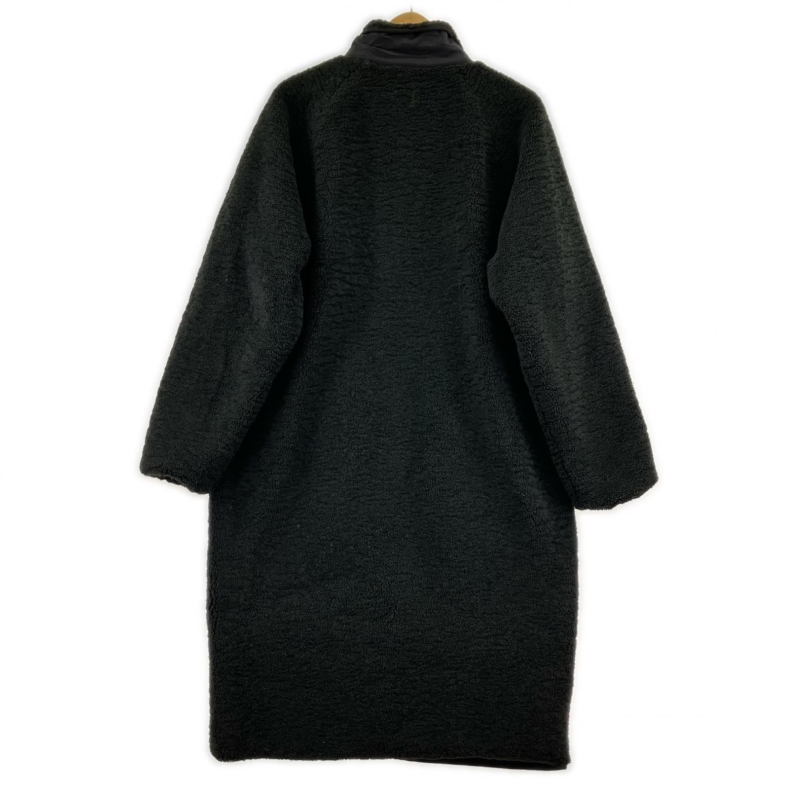 LASUD リバーシブルロングコート　ブラック lasud ラシュッド リバーシブル ロングジャケット size9号/ブラック