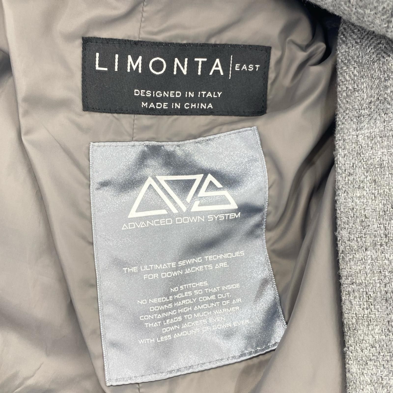 KUMIKYOKU 組曲 LIMONTA ノーカラー ダウンコート sizeS2/グレー