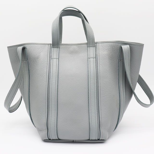 バレンシアガ BALENCIAGA エブリデイ トート レザー ブルー グレー