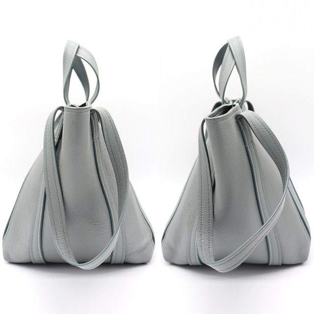 バレンシアガ BALENCIAGA エブリデイ トート レザー ブルー グレー