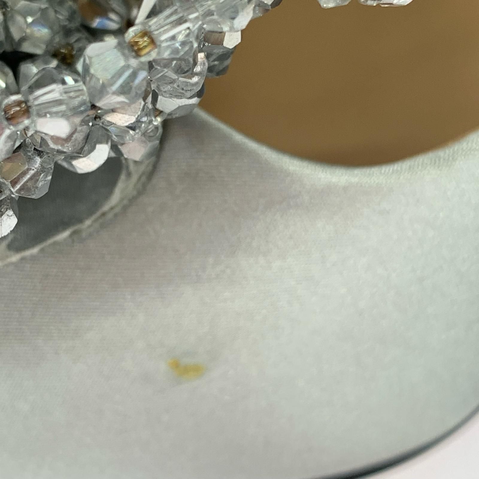 CHARLES & KEITH チャールズ＆キース ビーズリボンクリアヒール