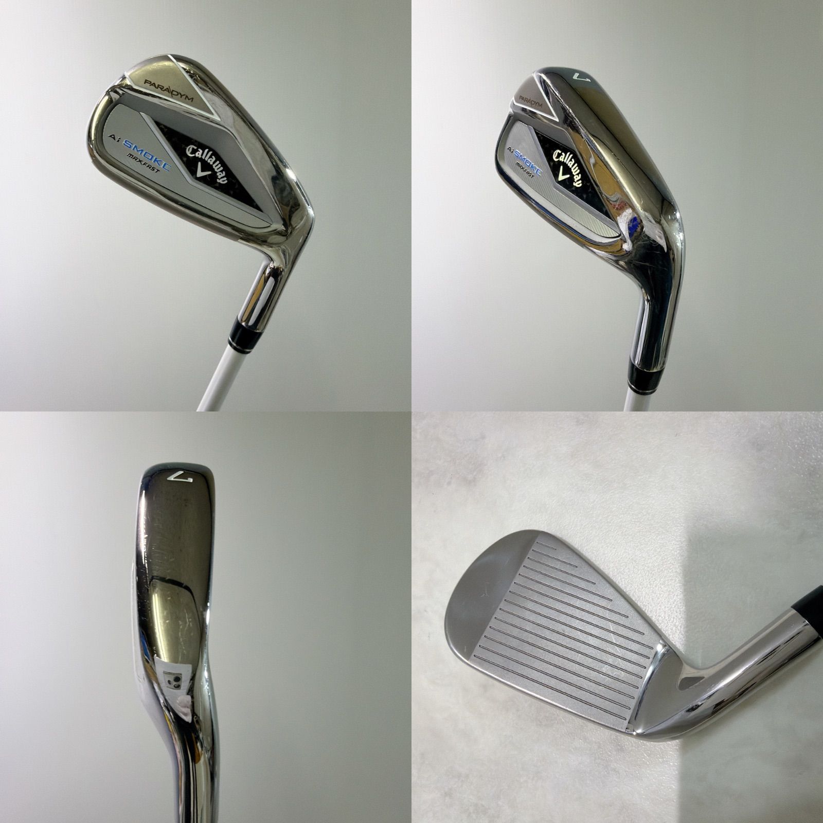 美品 キャロウェイ Aiスモーク MAXFAST レディース 7番単品アイアン
