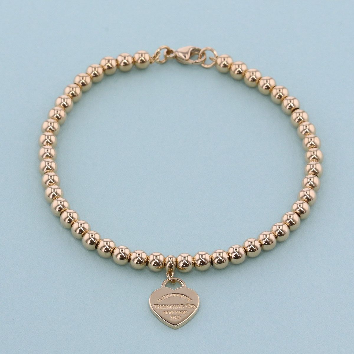 TIFFANY&Co. ティファニー ハートタグ ビーズ ブレスレット リターン 