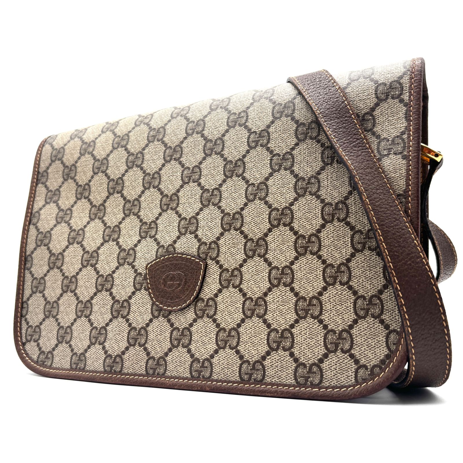 美品 GUCCI グッチ ショルダーバッグ GGスプリーム メッセンジャー