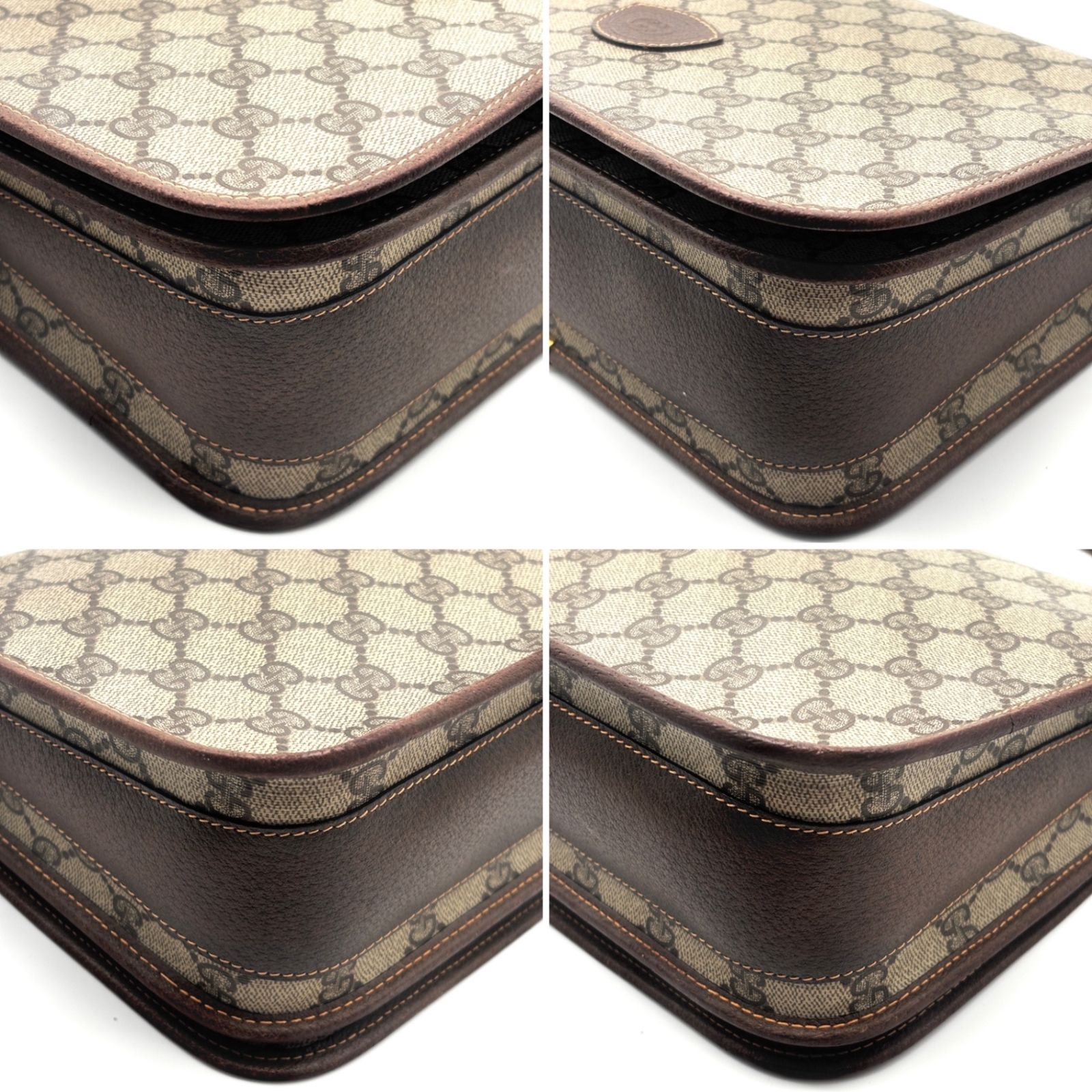 美品 GUCCI グッチ ショルダーバッグ GGスプリーム メッセンジャー