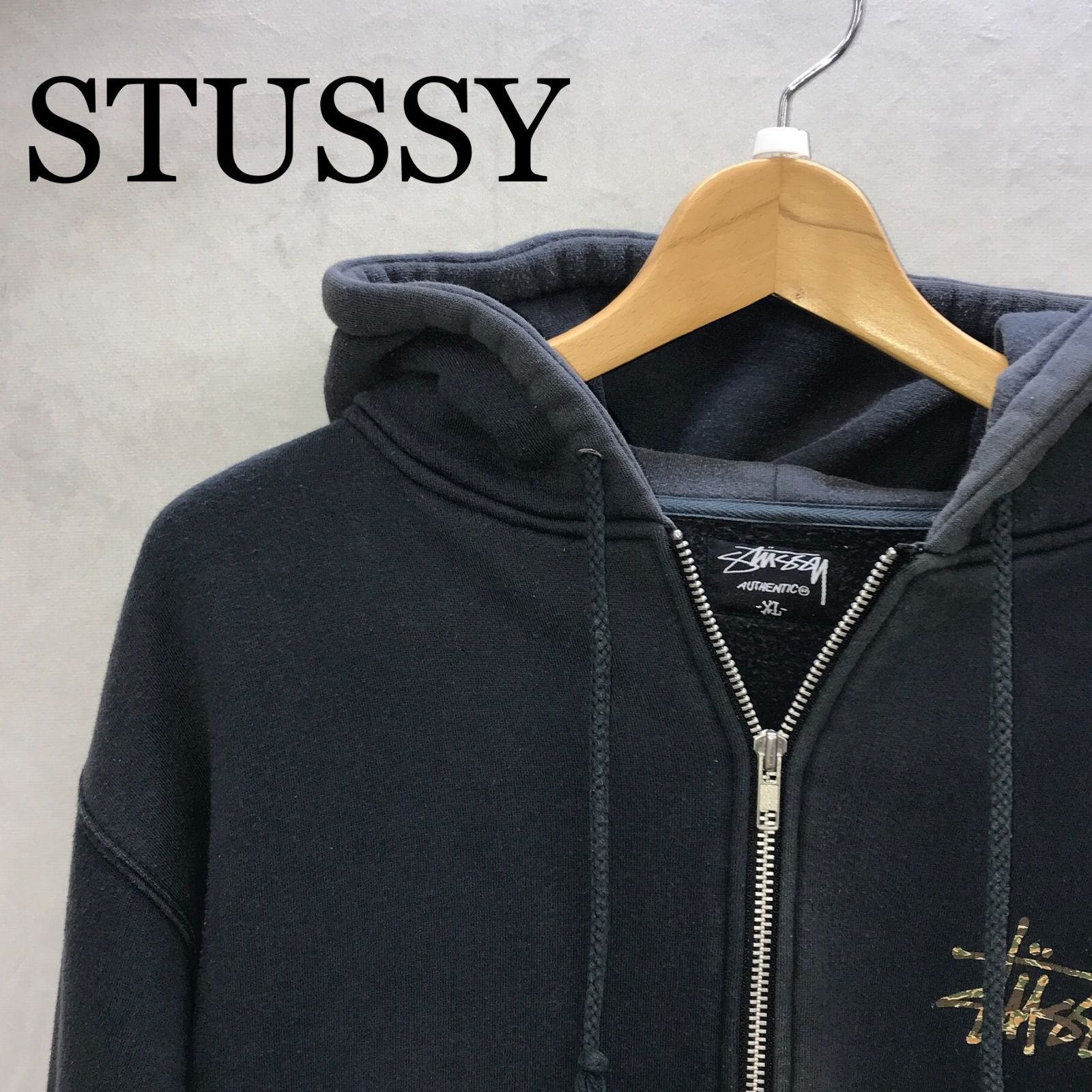 古着】【used】 STUSSY STUSSY フルジップパーカー パーカー XL 