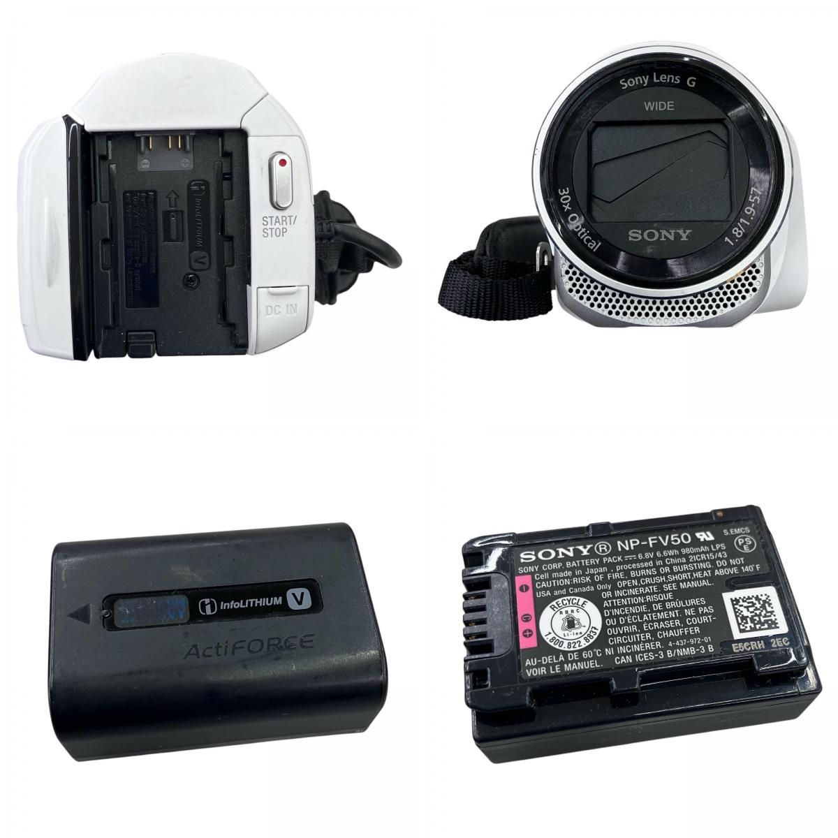 186000 動作未確認 SONY ソニー ビデオカメラ HDR-PJ670 - メルカリ