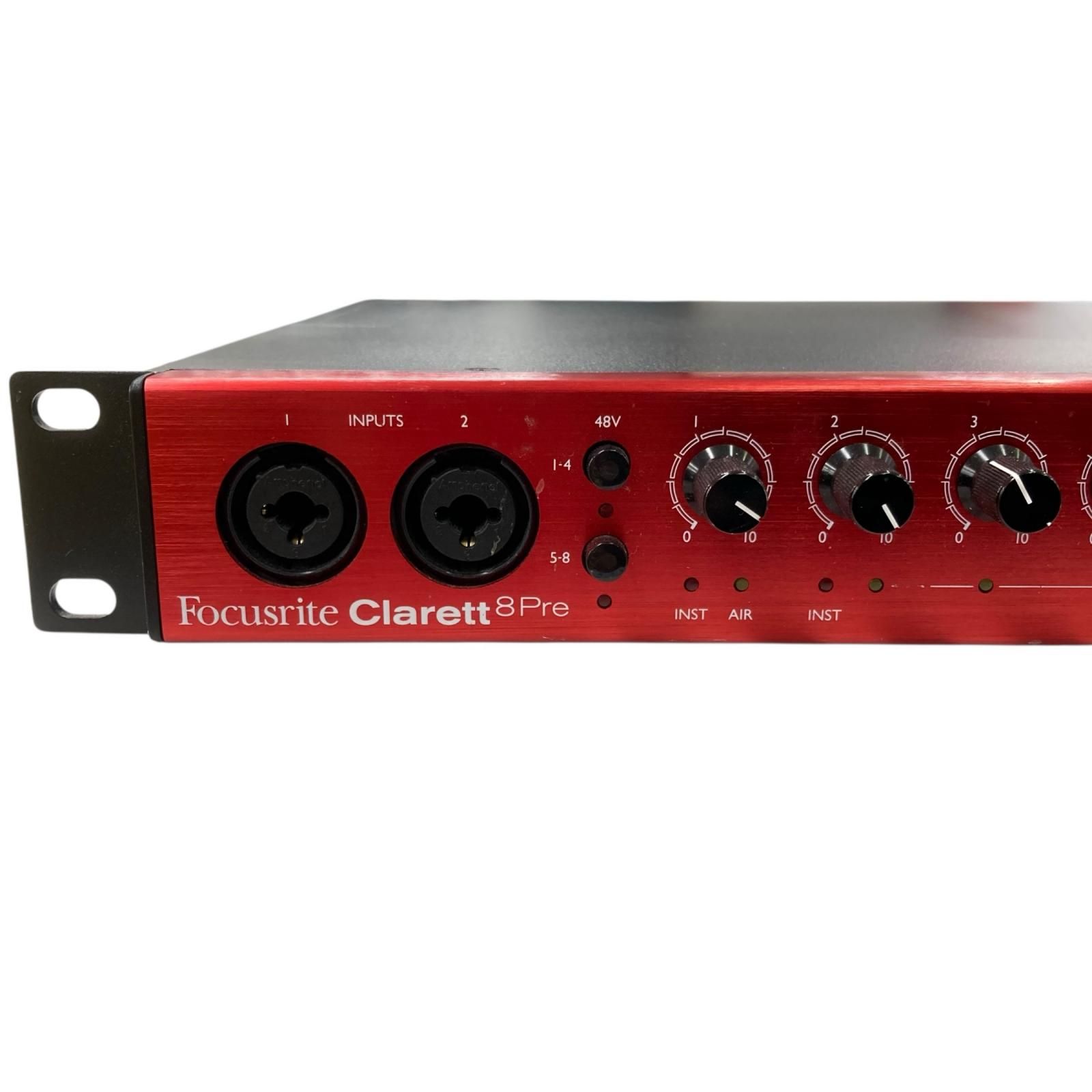 186003 ジャンク品 Focusrite Clarett 8Pre オーディオ