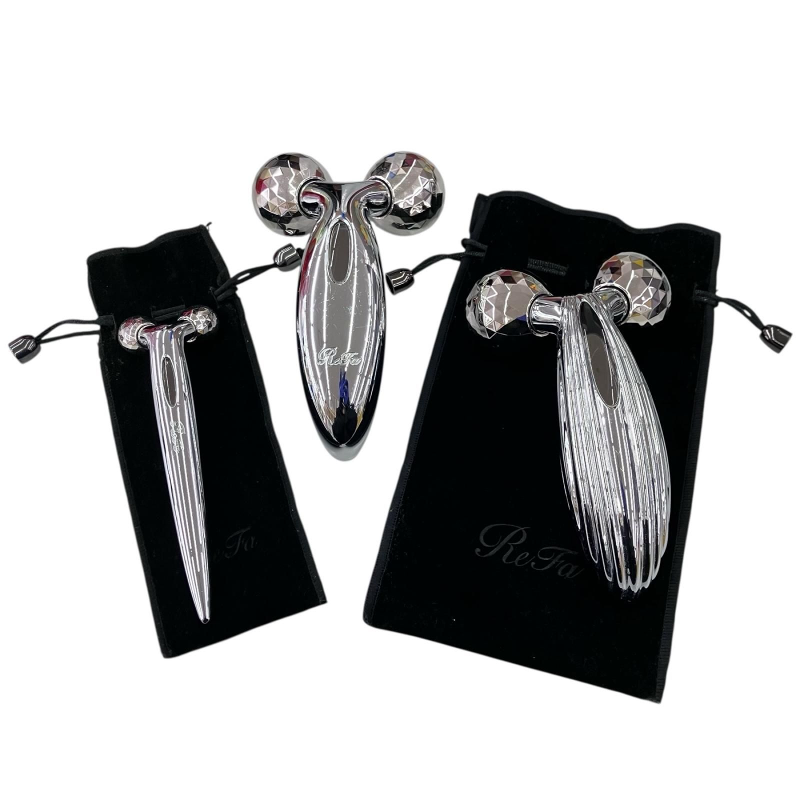 186000 現状品 ReFa リファ 美顔ローラー 3点まとめ売り - メルカリ