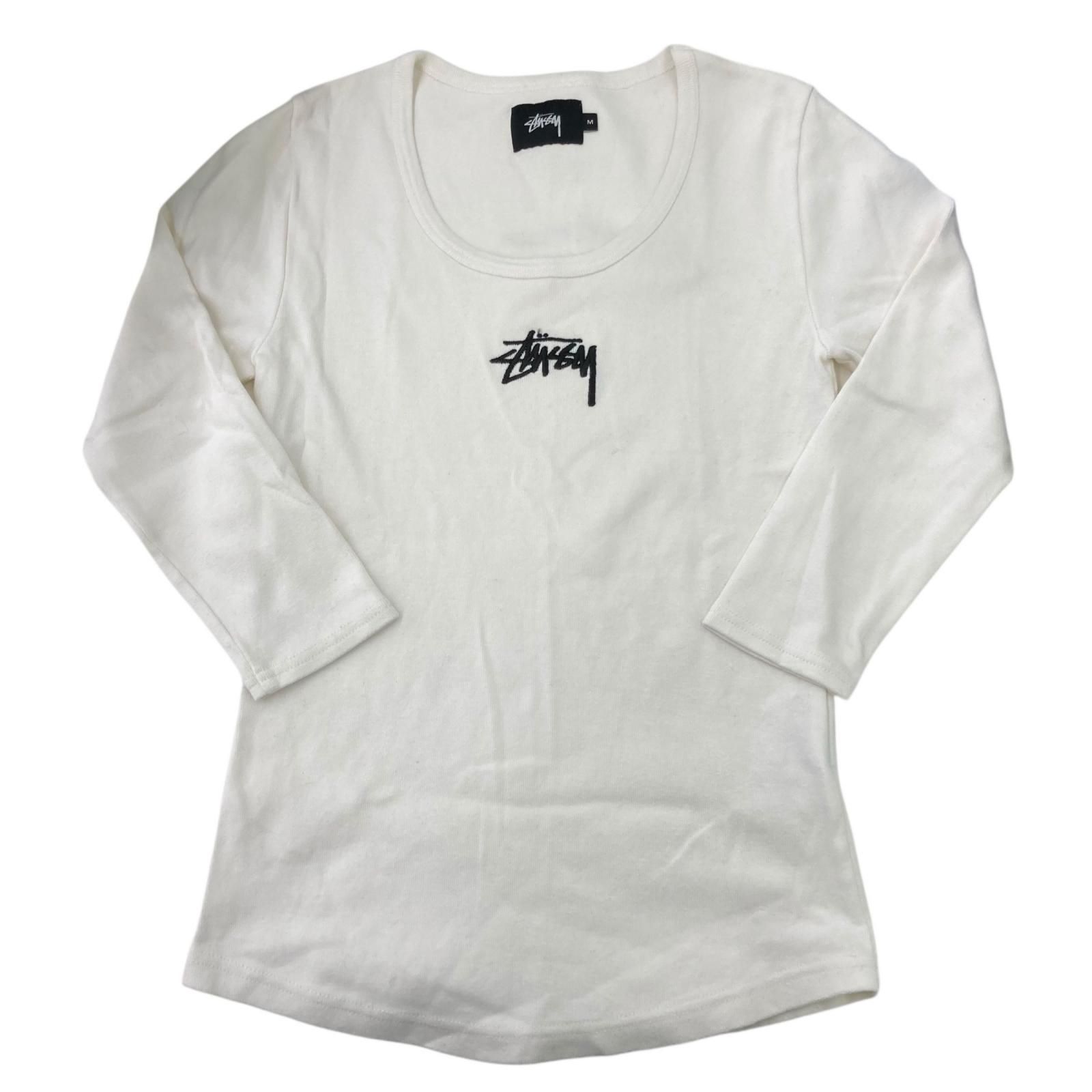 186000 現状品 STUSSY ステューシー 7分袖 カットソー Mサイズ 