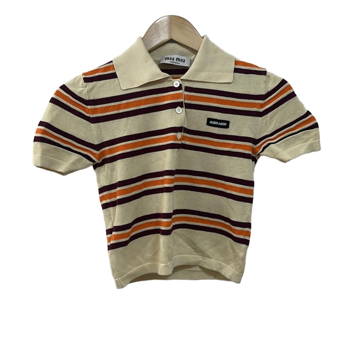 miumiu(ミュウミュウ) 半袖ポロシャツ サイズ36 S レディース - MML880