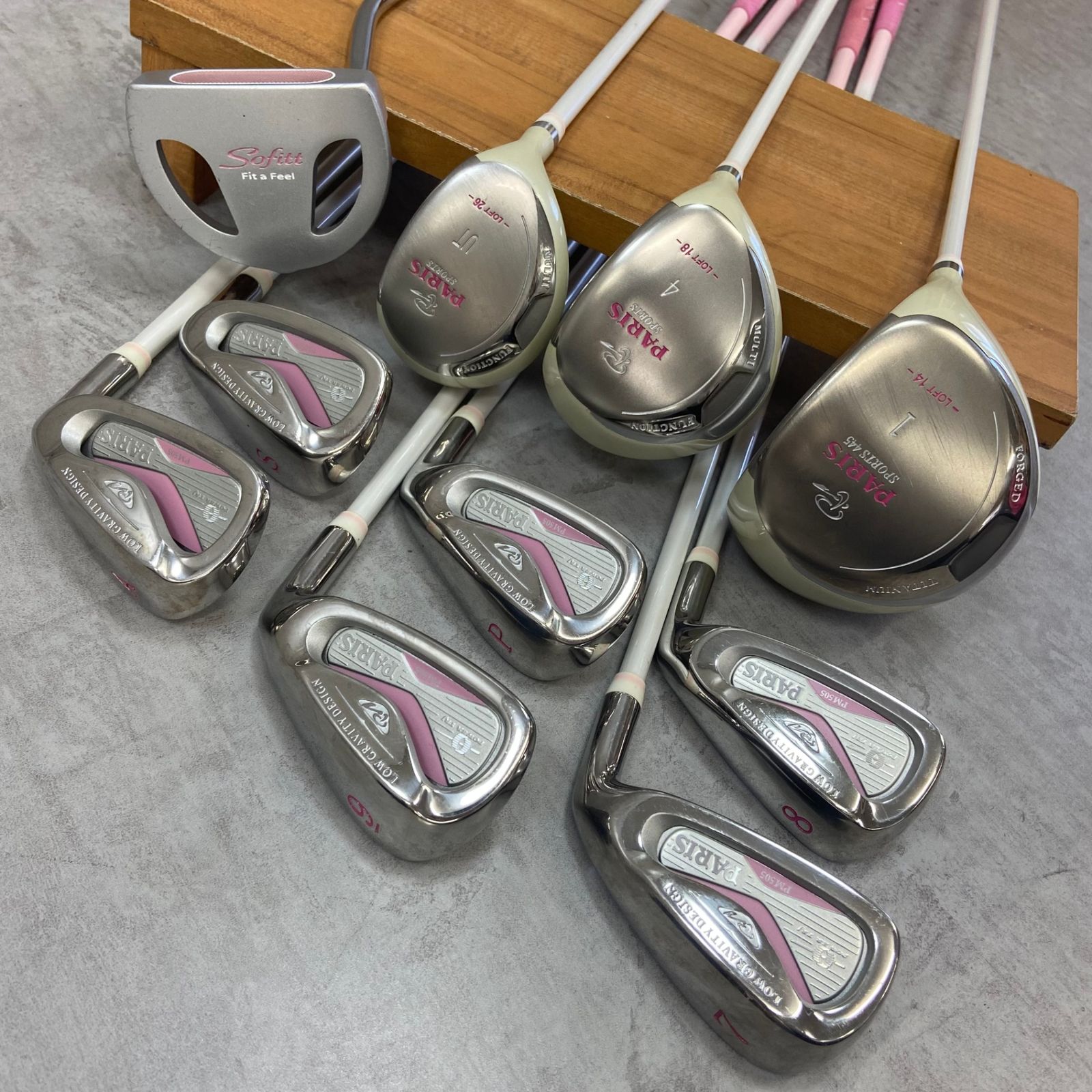 パリス ミズノ レディースゴルフ クラブセット 10本 L 右利き用 PARIS