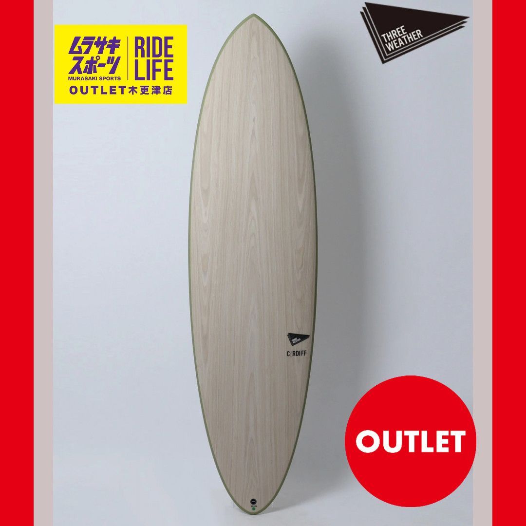 ムラスポOUTLET公式】サーフボード 新品 未使用 THREEWEATHER スリー