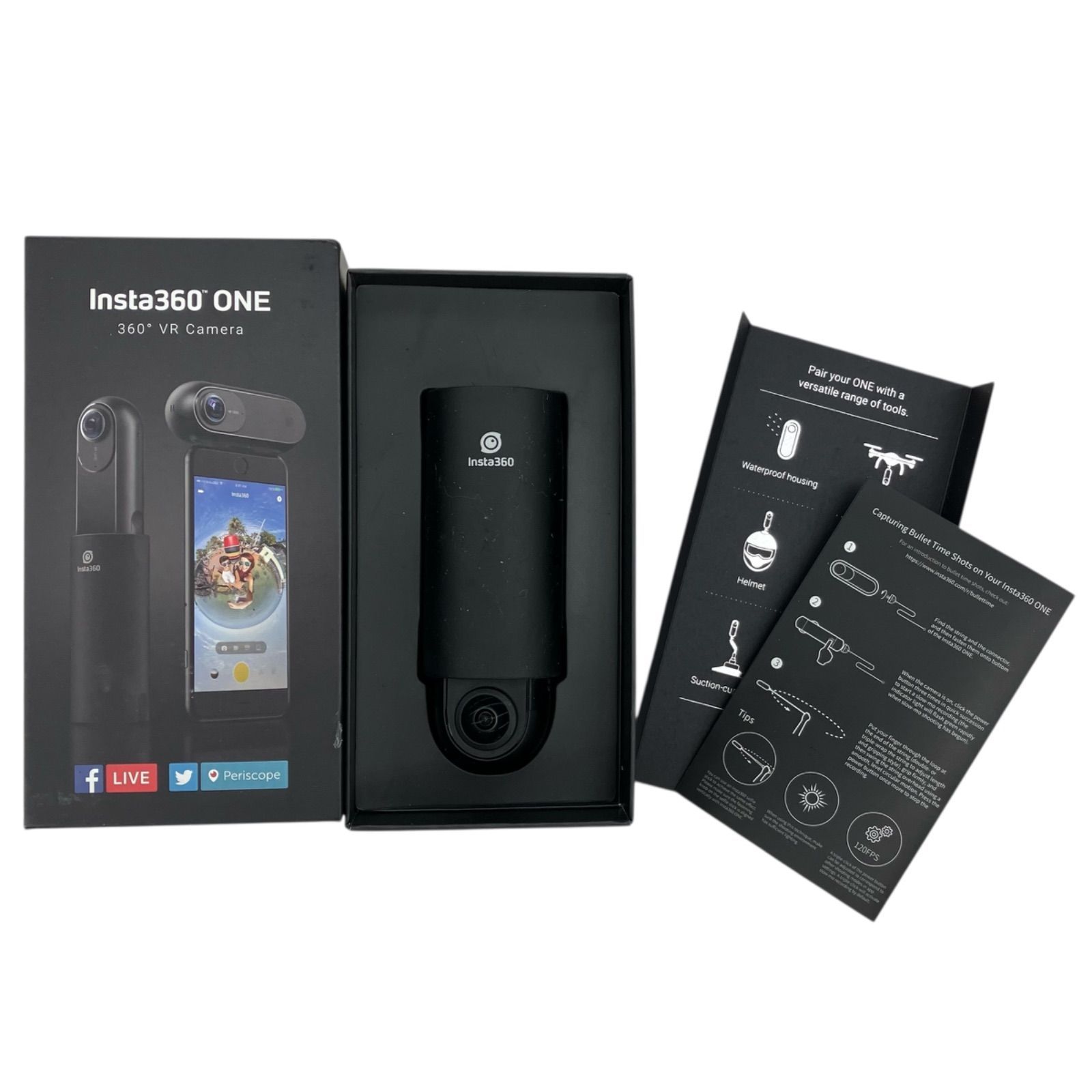 186000 現状品 Insta360 ONE 360° VR Camera ISA001 ブラック - メルカリ