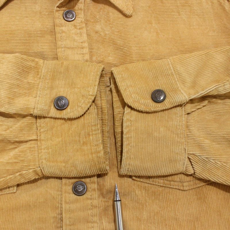 70s USA製 vintage Dickies 開襟 コーデュロイ ジャケット メンズ L